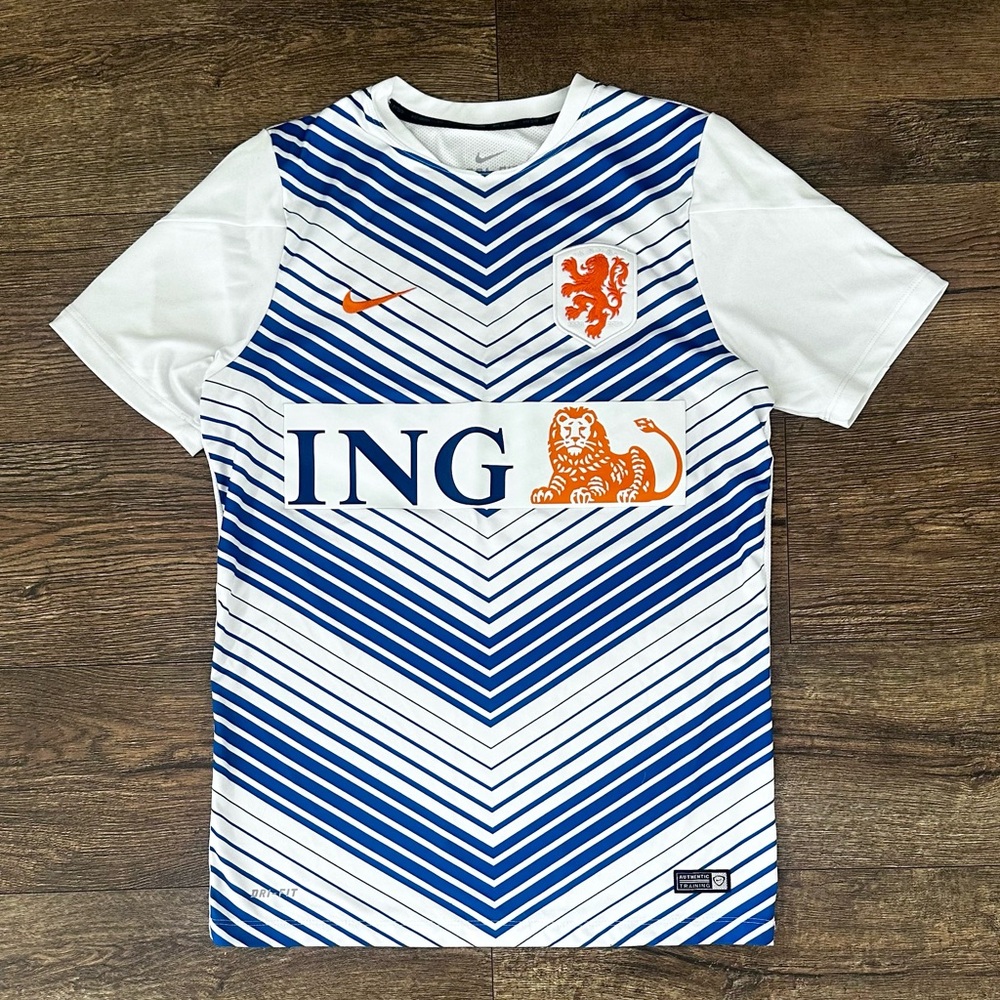 Mens Nike Dri-Fit 2014/2015 Netherlands Training Shirt Soccer Jersey Medium